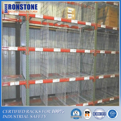 Hete Verkoop Aangepaste Opslagdraad Mesh Shelves Steel Warehouse Rack