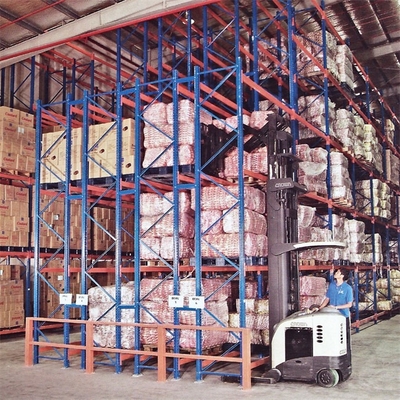 Het duurzame Dubbele Diepe Pallet Rekken voor Hoogte - dichtheids Industriële Opslag