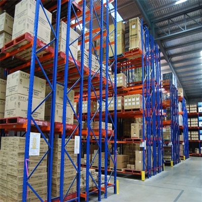 Het duurzame Dubbele Diepe Pallet Rekken voor Hoogte - dichtheids Industriële Opslag
