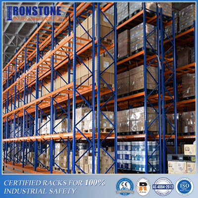 Compact VNA-Pallet het Rekken Systeem met Uitstekend Kubiek Gebiedsgebruik