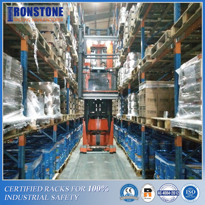 Compact VNA-Pallet het Rekken Systeem met Uitstekend Kubiek Gebiedsgebruik