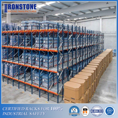 De Toepassing van de Stroomlive storage rack with widespread van het hoge Prestatieskarton