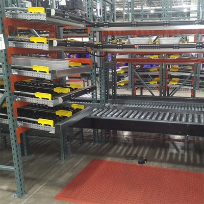 Ernst-genomen de Stroom van het Palletkarton het Rekken Systeem met Snelle Voorraadomwenteling