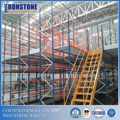 Hoge dichtheid Materiaal met de hand verzamelen Berging Mezzanine Rack