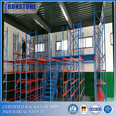 Hoge dichtheid Materiaal met de hand verzamelen Berging Mezzanine Rack