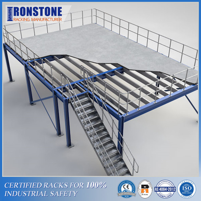 Hoge opslagruimte-gebruik-mezzanine vloerrekken